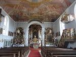Oberkblitz, barocke Ausstattung in der Pfarrkirche St.