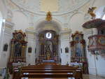 Katzdorf, barocke Altre und Kanzel in der Wallfahrtskirche Mater Dolorosa (03.06.2017)