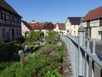 Grethal, Grten und Fachwerkhuser in der Kirchstrae (27.05.2017)