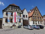 Wipfeld, historisches Rathaus von 1566 am Marktplatz (27.05.2017)