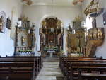Alitzheim, barocker Innenraum der Pfarrkirche St.