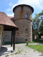 Gerolzhofen, Wehrturm der Stadtbefestigung in der Dreimhlenstrae (28.05.2017)