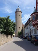 Gerolzhofen, Weier Turm, Rundturm der inneren Stadtbefestigung, 14.–16.