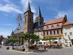 Gerolzhofen, Marktplatz mit St.