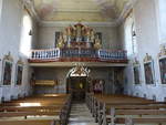 Herlheim, Orgelempore in der kath.
