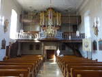 Waldsachsen, Orgelempore in der St.