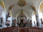 Wondreb, barocker Innenraum der Pfarrkirche Maria Himmelfahrt (22.04.2018)