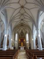 Engelsberg, neugotischer Innenraum der Pfarrkirche St.