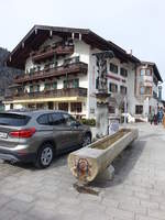 Ruhpolding, Hotel Ruhpoldinger Hof an der Hauptstrae (26.02.2017)