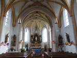 Nudorf, gotischer Innenraum der Pfarrkirche St.