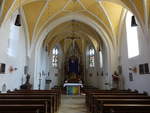 Seebruck, gotischer Innenraum der Kirche St.
