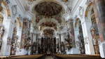 Ottobeuren, sptbarocker Innenraum der Klosterkirche St.