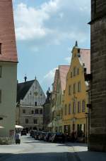 Weienburg, Blick von der Stadtpfarrkirche zum Alten Rathaus, Mai 2012