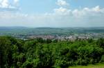 Weienburg, Blick von der Festung Wlzburg auf die Stadt, Mai 2012