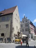 Ochsenfurt, Altes Rathaus in der Brckenstrae, erbaut im 15.