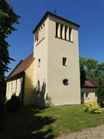 Pssensheim, katholische Filialkirche Allerheiligen, nachgotisch, erbaut um 1600 (27.05.2017)