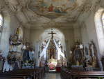 Untereisenheim, barocker Innenraum der Pfarrkirche Maria Himmelfahrt (27.05.2017)