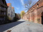 Memmingen, Teilstck der Stadtbefestigung der Ulmer Vorstadt, erbaut im 15.