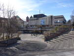 Memmingen, Westertorplatz mit Karstadt Kaufhaus und St.