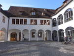 Memmingen, Spitalgebude Antonierhaus am Martin Luther Platz, erbaut von 1454 bis 1475, heute Museum (22.02.2020)