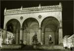 Die Feldherrnhalle am Mnchener Odeonsplatz.