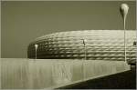 Die neue Allianz-Arena in Mnchen-Frttmaning.