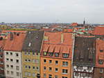 Blick von der Nürnberger Burg auf die Stadt Nürnberg am 03.