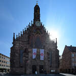 Die im gotischen Stil errichtete Frauenkirche in Nrnberg wurde 1358 geweiht.
