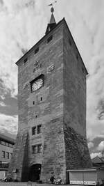 Der Weie Turm in Nrnberg wurde vermutlich um 1250 erbaut.