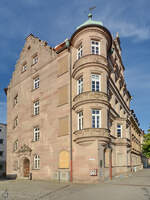 Ein altes Stadthaus in Nrnberg.