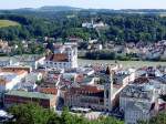Über den Dächern der Dreiflüssestadt Passau; 110712