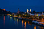 Blaue Stunde in Passau mit dem Dom St.