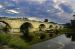 Steinerne Brcke ber der Donau in Regensburg.