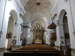 Regensburg, barocker Innenraum der Karmeliterkirche St.