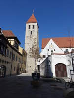 Regensburg, Stiftskirche zur alten Kapelle, erbaut im 12.