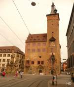 Wrzburg -  Grafeneckart  - ltestes Teil des Rathauses (wurde als mittelalterlicher Geschlechterturm erstmals 1180 erwhnt)