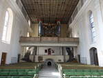 Wrzburg, Orgelempore in der Ev.