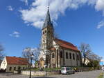 Rahnsdorf, evangelische Kirche, erbaut von 1886 bis 1888 durch den Baurats Friedrich Adler (07.04.2026)