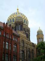 Synagoge Oranienburger Strae, im Berliner Bezirk Mitte.