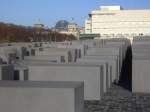 Holocaust-Mahnmal in Berlin im Herbst 2011.