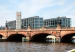 BERLIN, Hauptbahnhof und Spreebrccke, 2007