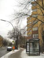 Winter in berlin-Wedding, Reinickendorfer Strasse, Januar 2009