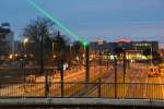 BERLIN, 26.11.2011, Blick vom Bahnsteig des S-Bahnhofs Adlershof auf die Wissenschaftsstadt