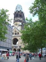 Blick auf die Gedchtniskirche in Berlin.