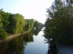 Ein Landwehrkanal in Berlin am Grlitzer Park