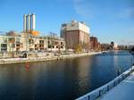 Blick von der Caprivibrcke in Berlin-Charlottenburg auf die Spree , Teile d.