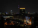 Vom Dach des Reichstages hat man einen guten Blick auf den Berliner Stadtteil Mitte.