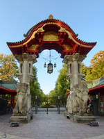 Das Elefantentor des Zoologischen Gartens in Berlin-Mitte.