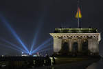 Eine der vier Aussenkuppeln des Reichstagsgebudes im Berliner Stadtteil Tiergarten.