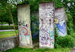 Mauerreste an der Bernauer Strae im Berliner Ortsteil Gesundbrunnen.